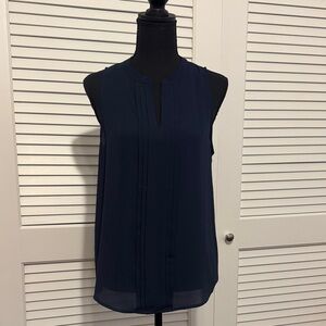 41 Hawthorn Midnight Blue Sleeveless Blouse